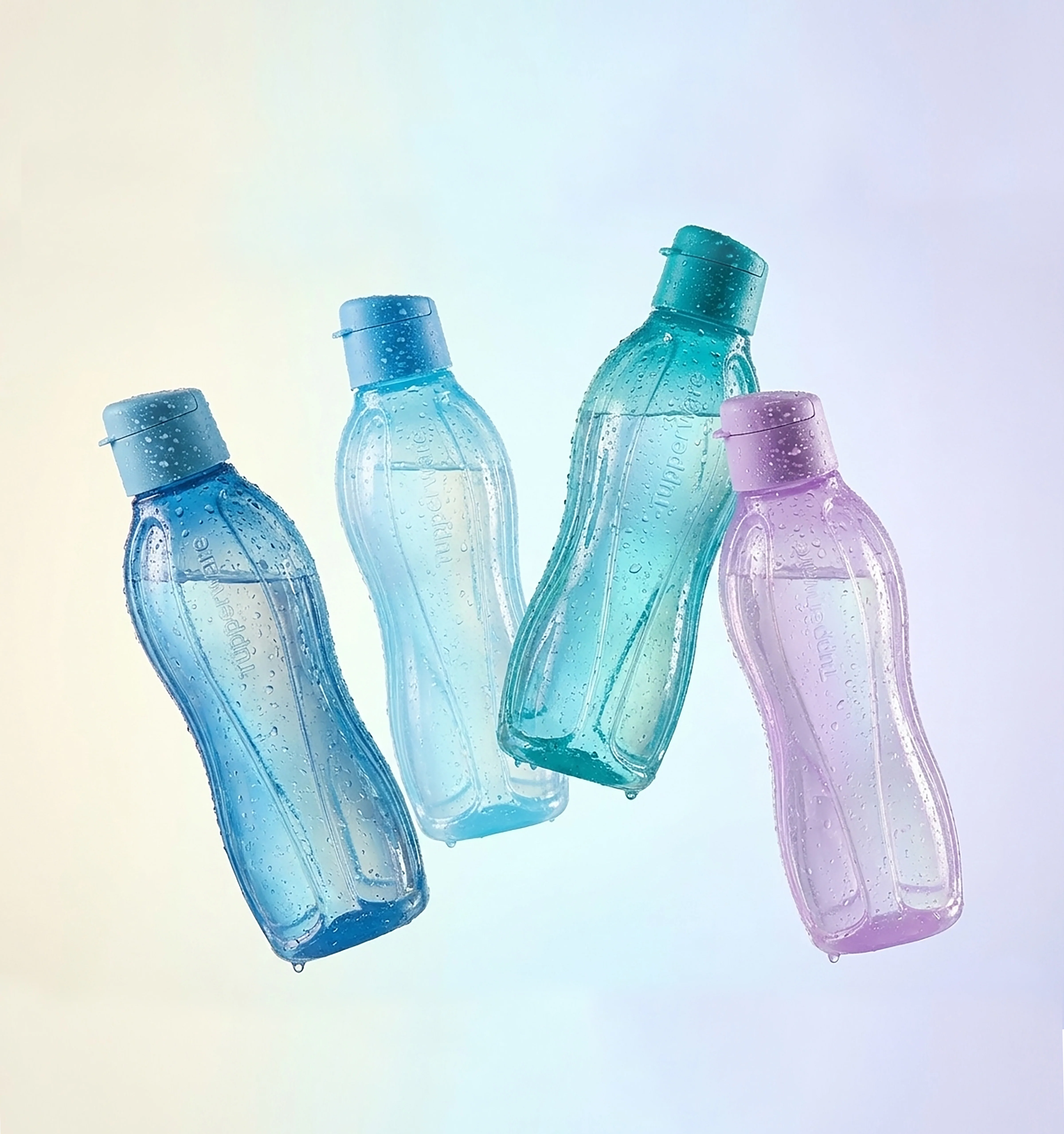 AQUASAFE 1L Fliptop Set of 4