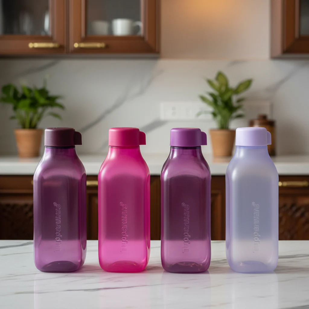 New Eco 1L Square Bottle (4 Pcs) - Image 3