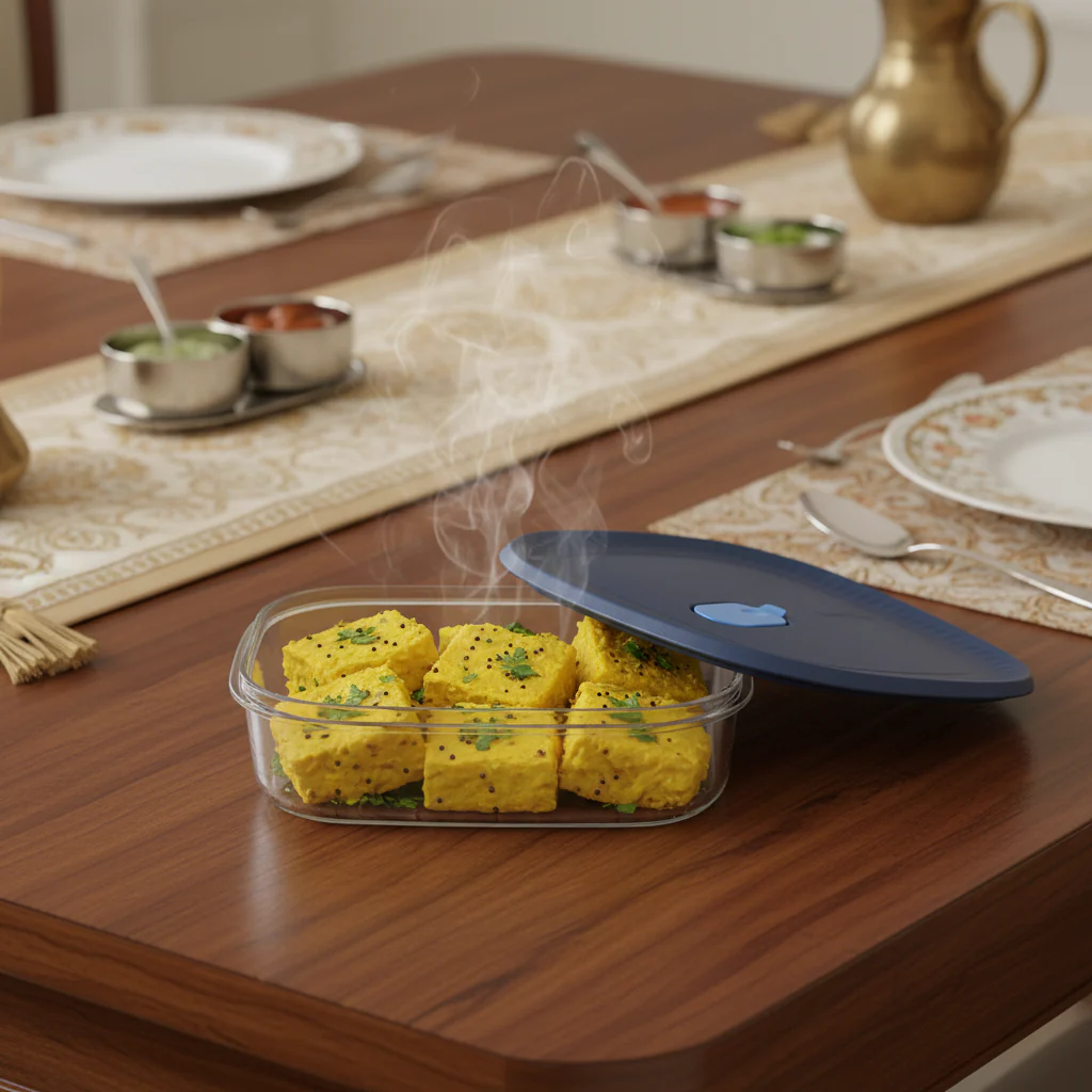 Tupperware Brand Voila glass™  Square Baking Dish 1.6L (1Pc) + Round Baking Dish 1.7L (1pc) - Image 5