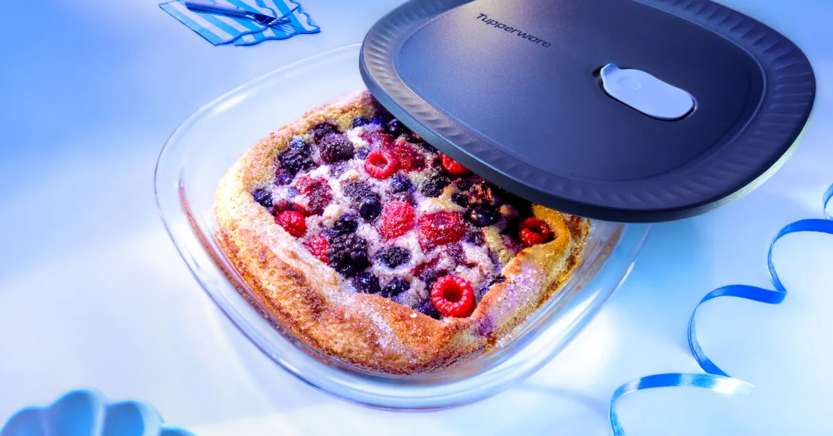 Tupperware Brand Voila glass™  Square Baking Dish 1.6L (1Pc) + Round Baking Dish 1.7L (1pc) - Image 8